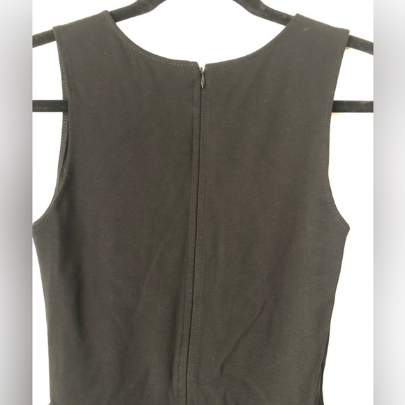 LOVE ADY womens small dress Black white stripes teacup sleeveless fit flare tank - Picture 9 of 13